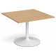 1000mm Square Meeting Table - Trumpet Base 